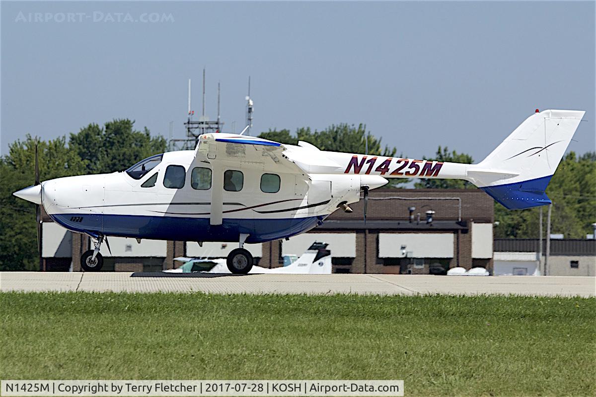 N1425M, 1974 Cessna T337G Turbo Super Skymaster C/N P3370162, At 2017 EAA AirVenture at Oshkosh