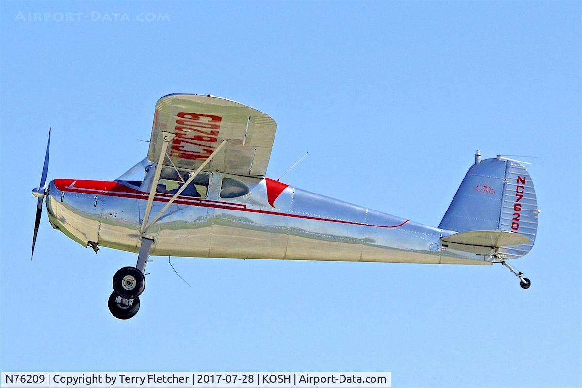N76209, 1946 Cessna 140 C/N 10612, At 2017 EAA AirVenture at Oshkosh