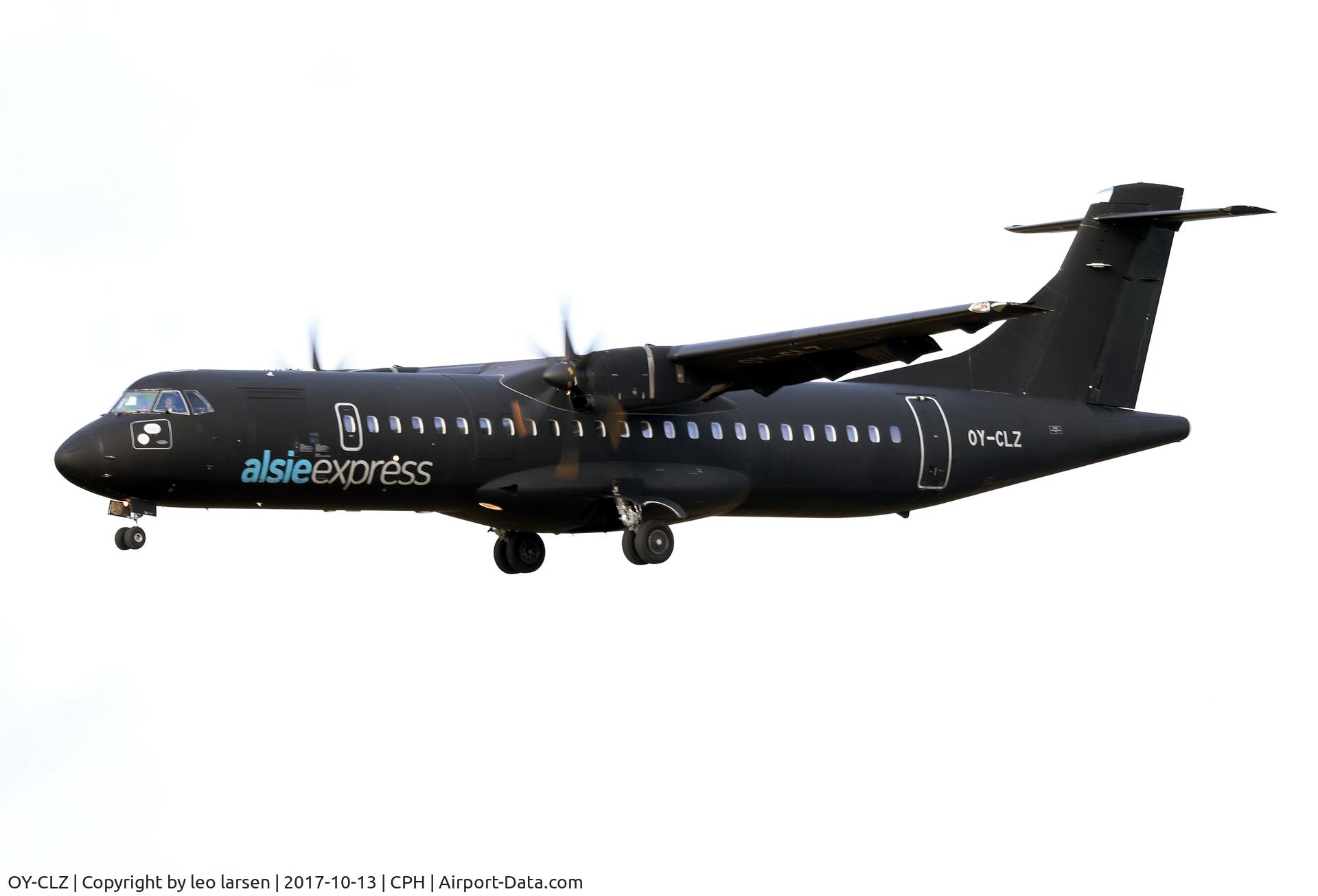 OY-CLZ, 2008 ATR 72-212A C/N 818, Copenhagen 13.10.2017