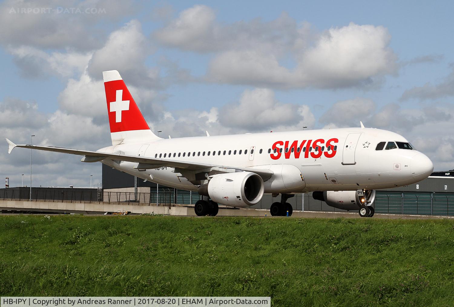HB-IPY, 1996 Airbus A319-112 C/N 621, Swiss A319
