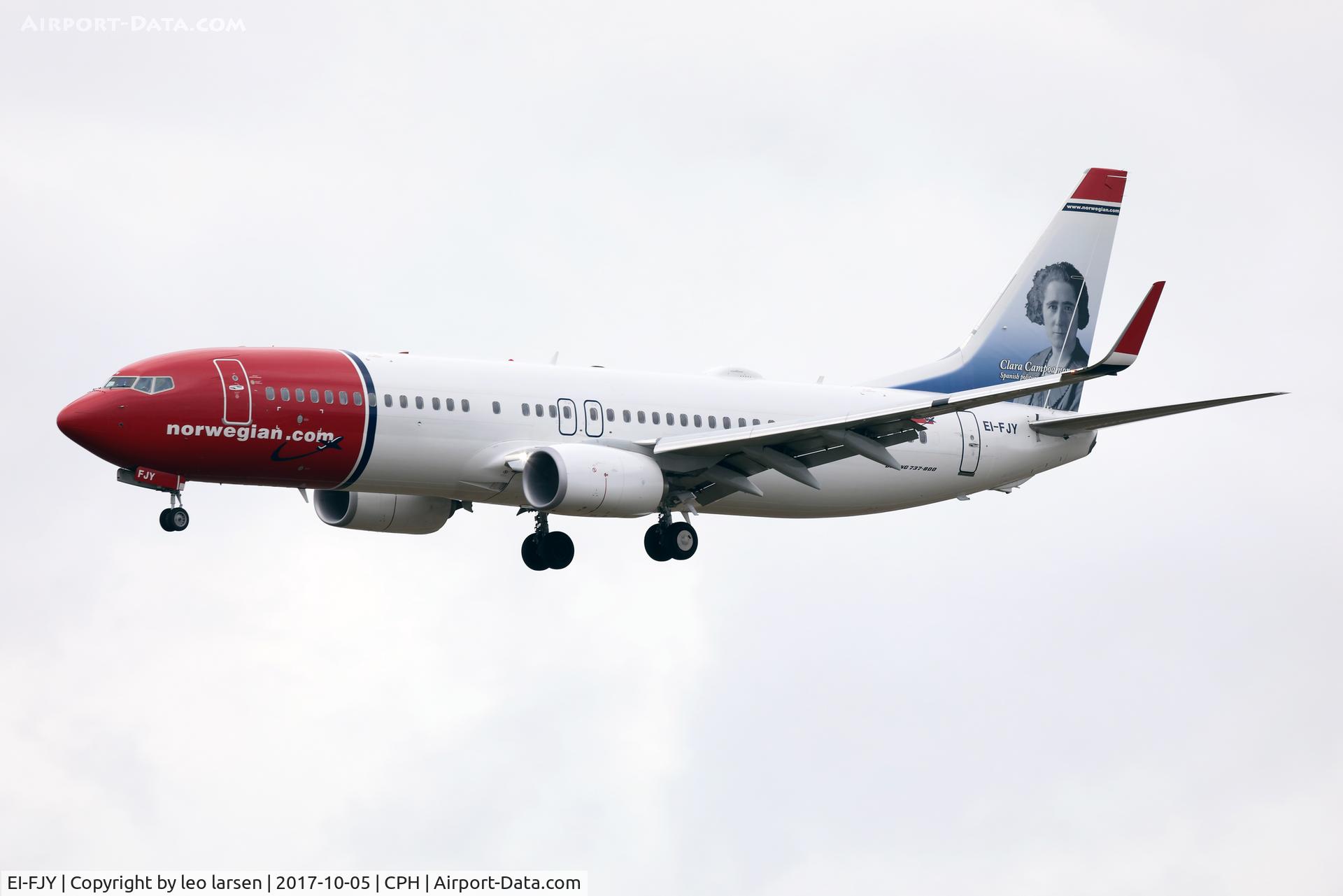 EI-FJY, 2016 Boeing 737-8JP C/N 42272, Copenhagen 5.10.2017 