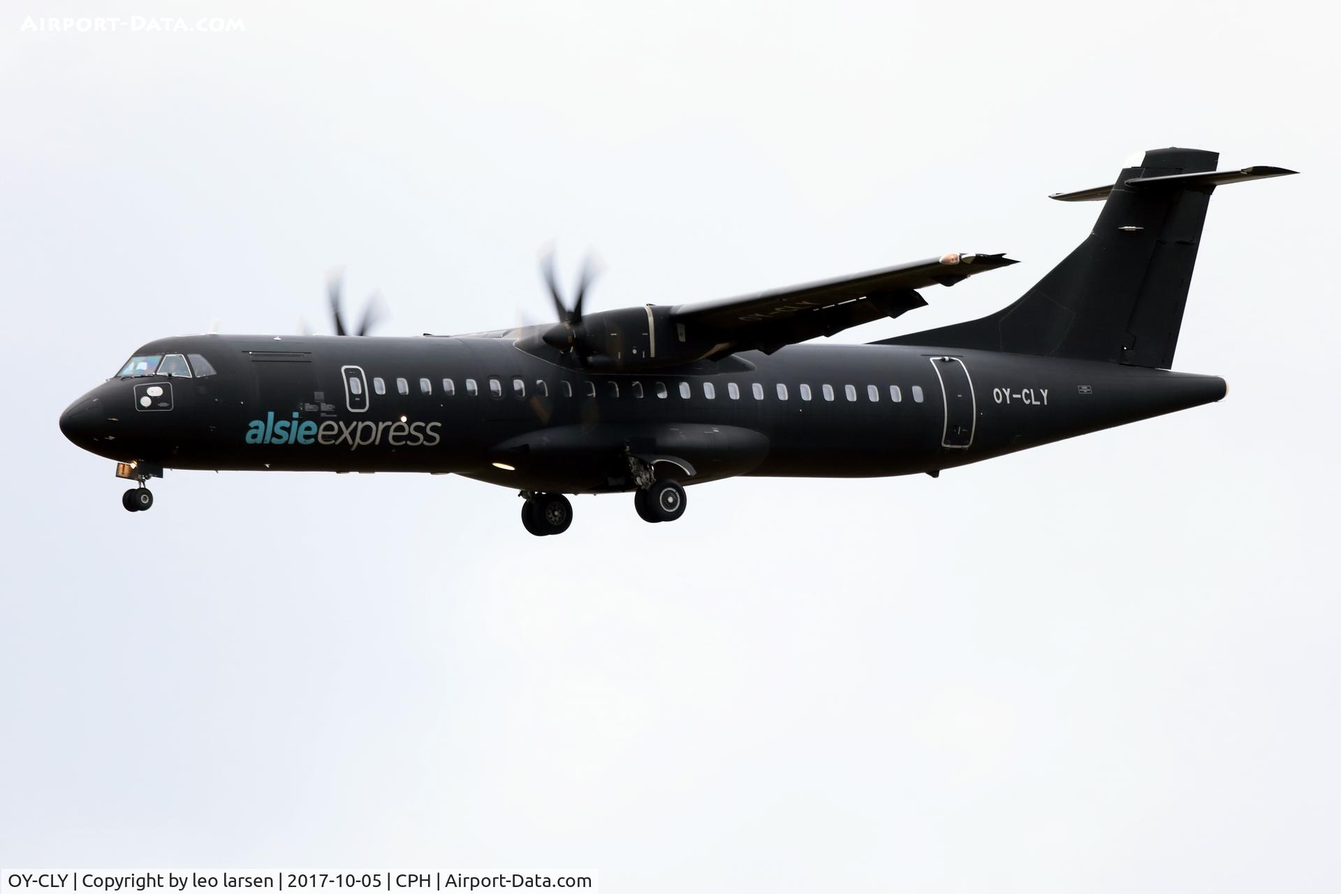 OY-CLY, 2008 ATR 72-212A C/N 799, Copenhagen 5.10.2017