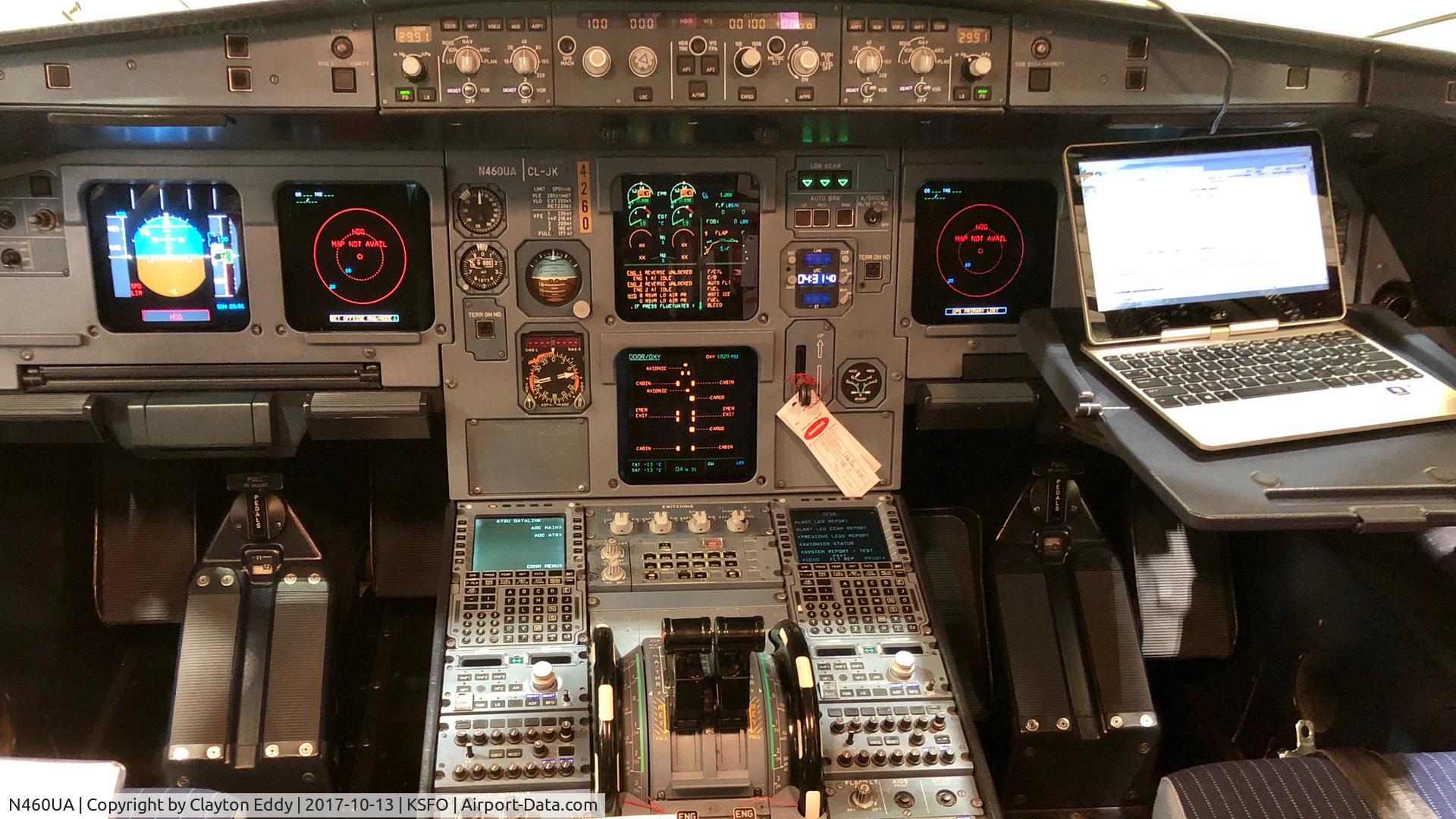 N460UA, 2000 Airbus A320-232 C/N 1248, SFO 2017.