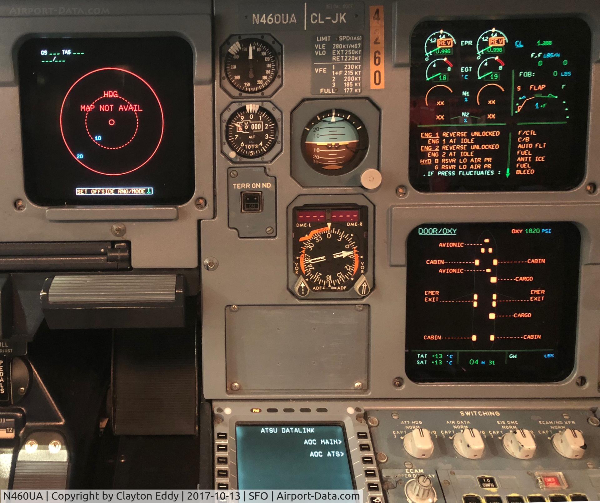 N460UA, 2000 Airbus A320-232 C/N 1248, SFO 2017.
