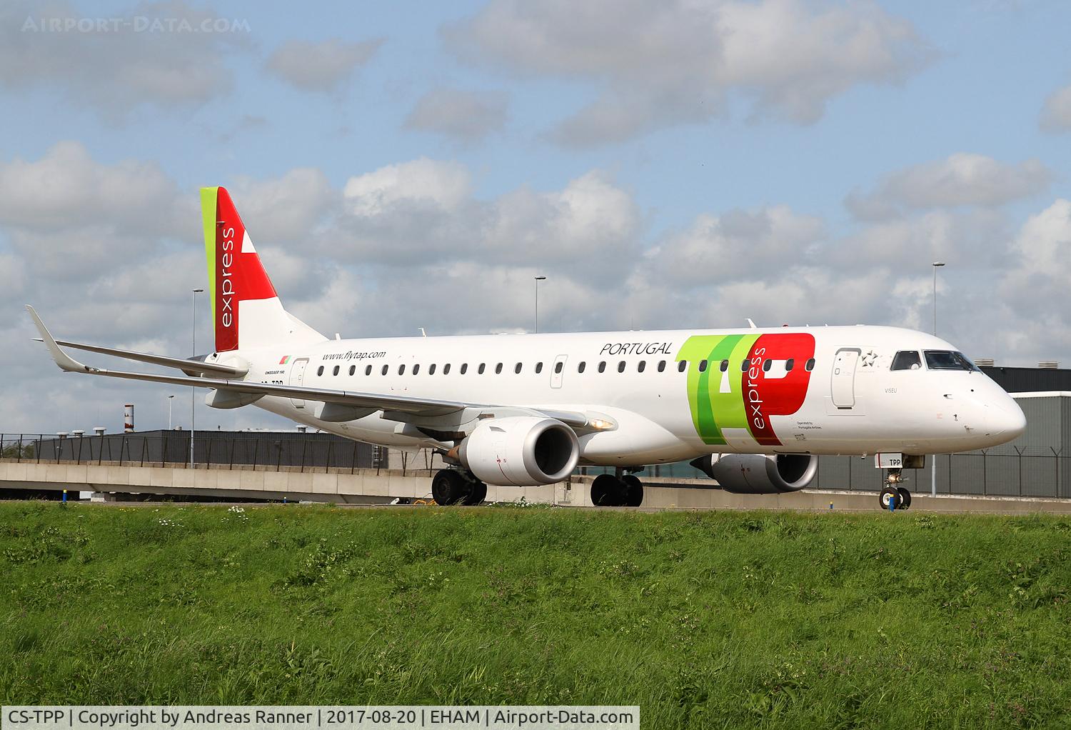 CS-TPP, 2011 Embraer 190LR (ERJ-190-100LR) C/N 19000441, TAP Express ERJ-190