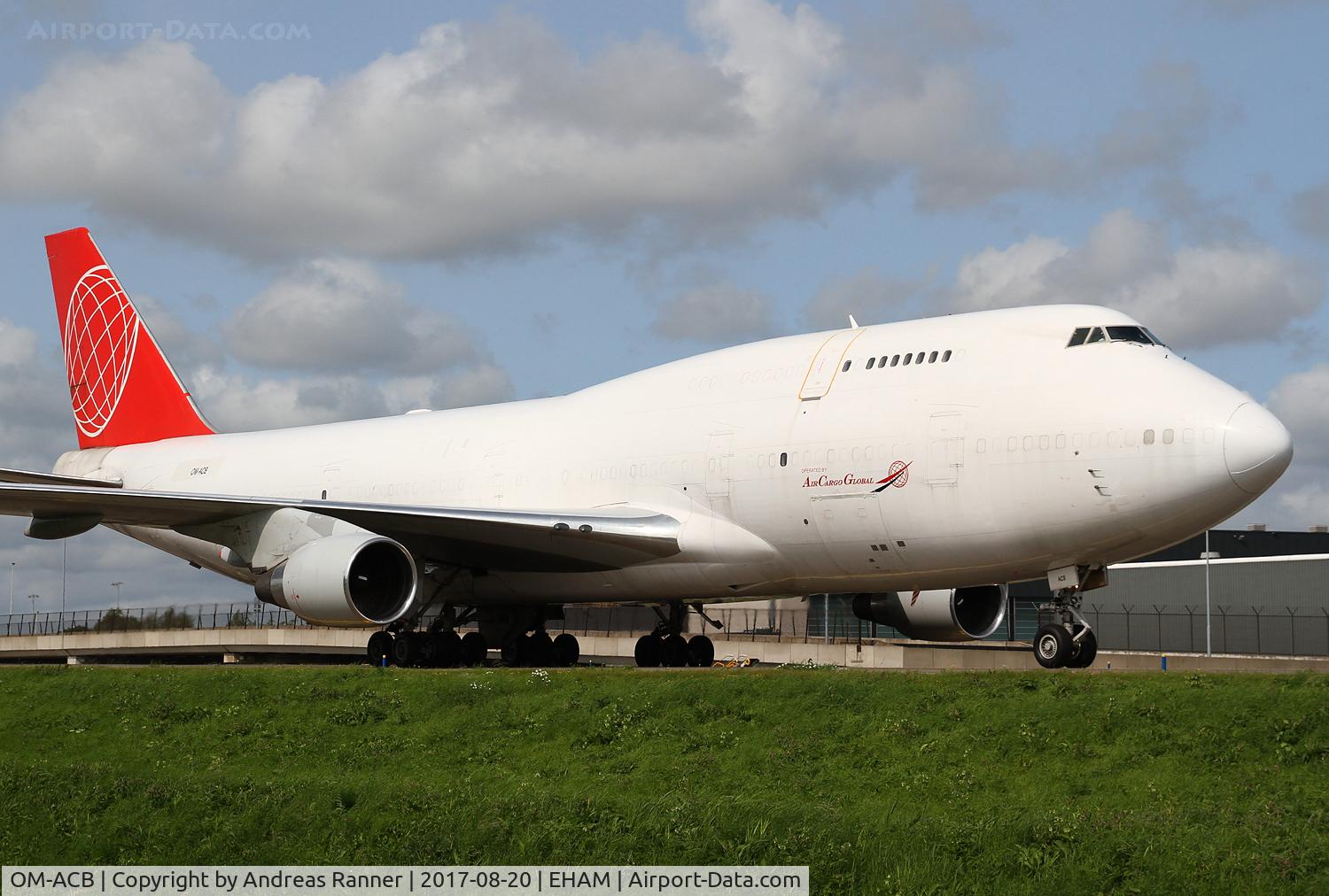 OM-ACB, 1991 Boeing 747-433 /BDSF C/N 24998, Air Cargo Global Boeing 747