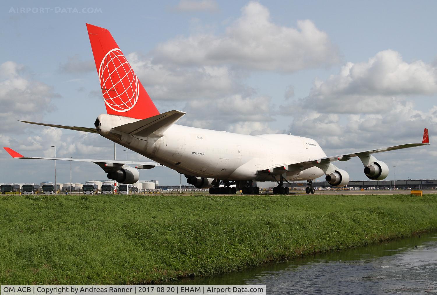 OM-ACB, 1991 Boeing 747-433 /BDSF C/N 24998, Air Cargo Global Boeing 747