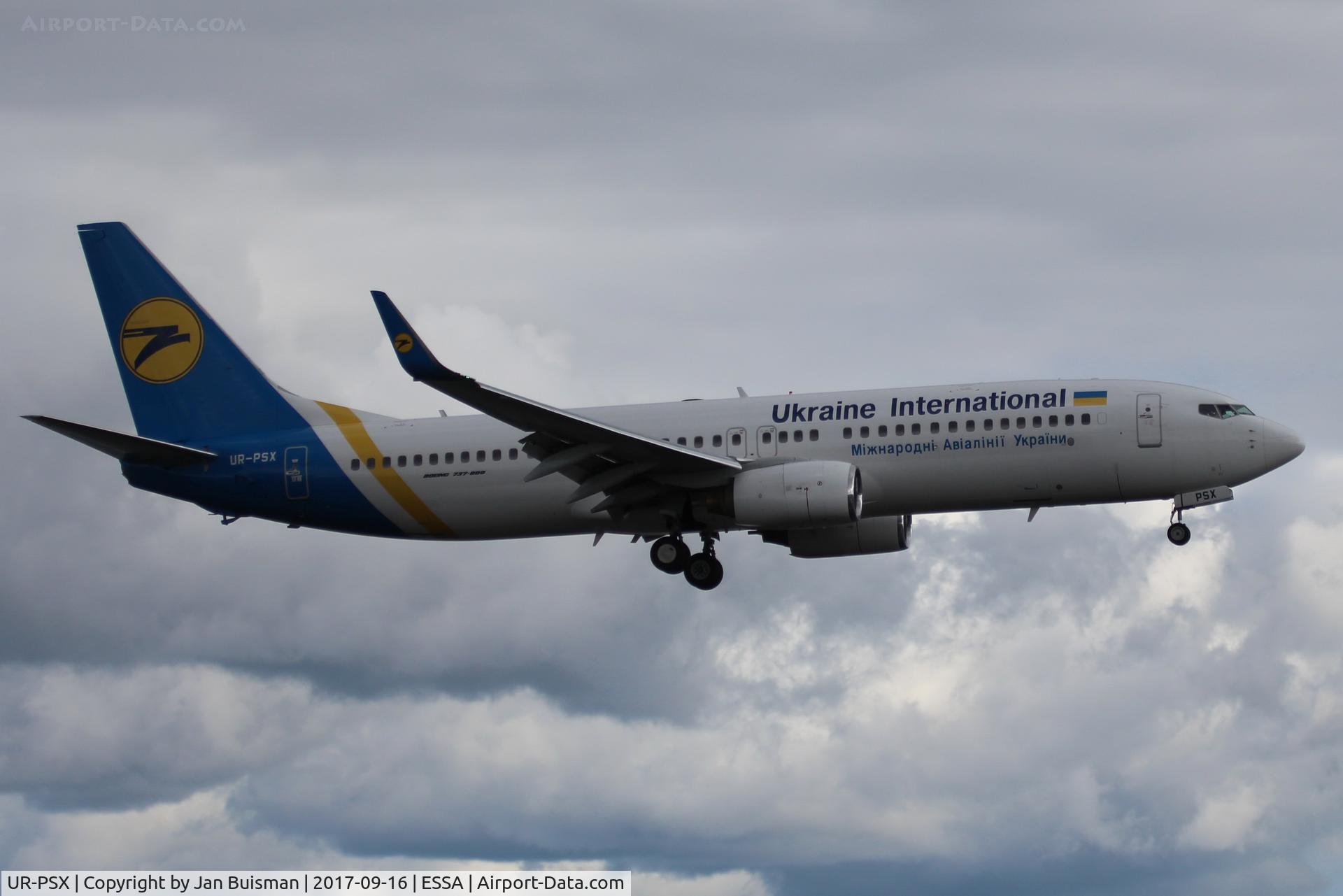UR-PSX, 2006 Boeing 737-8EH C/N 34280, Ukraine International