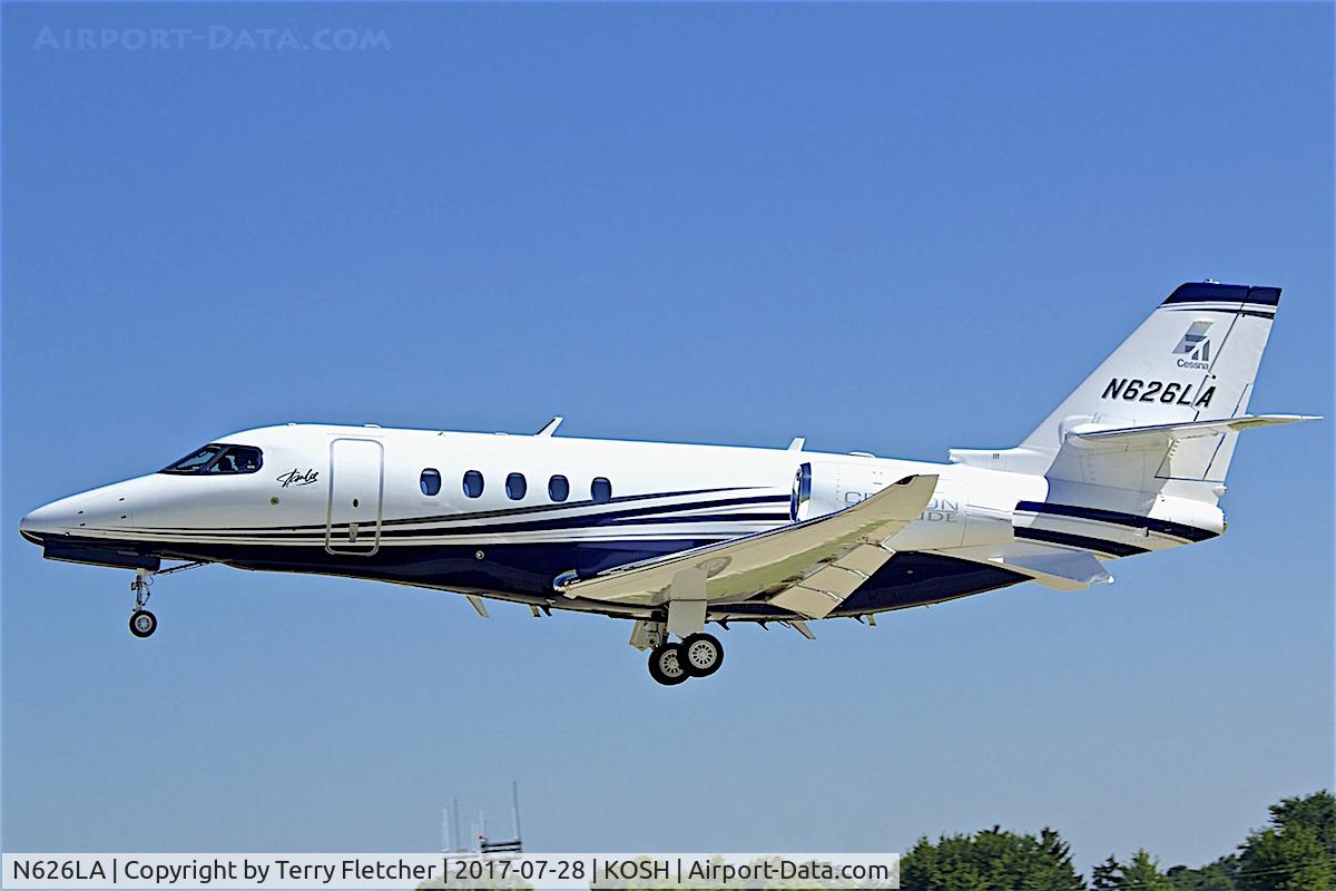 N626LA, 2016 Cessna 680A Citation Latitude C/N 680A-0026, at 2017 EAA AirVenture at Oshkosh