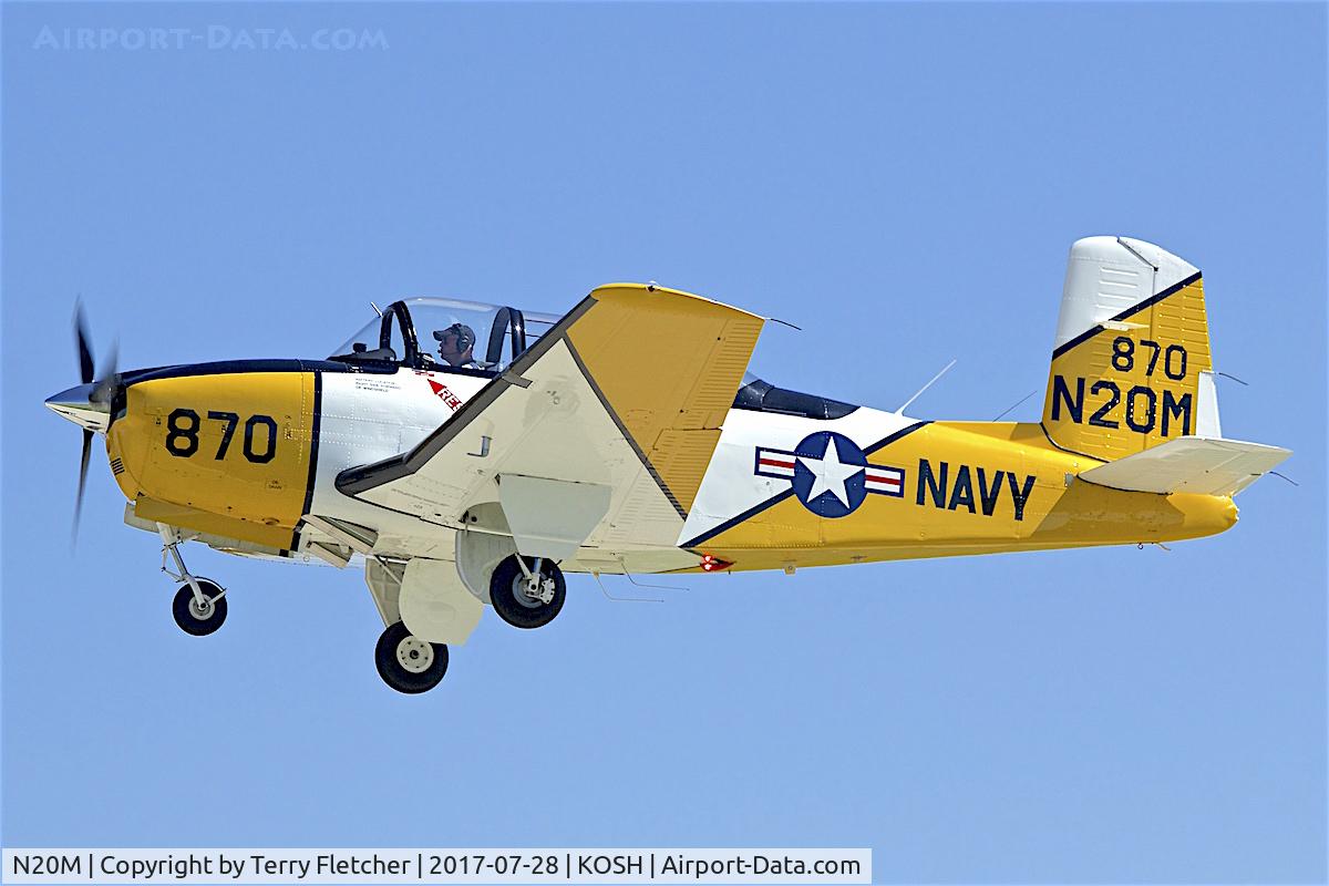 N20M, 1956 Beech-Parks D-45 C/N BG-204, at 2017 EAA AirVenture at Oshkosh