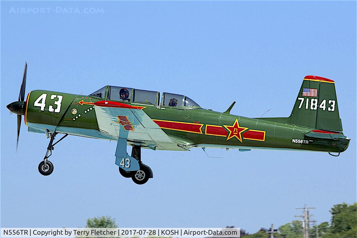 N556TR, 1968 Nanchang CJ-6A C/N 2432060, at 2017 EAA AirVenture at Oshkosh