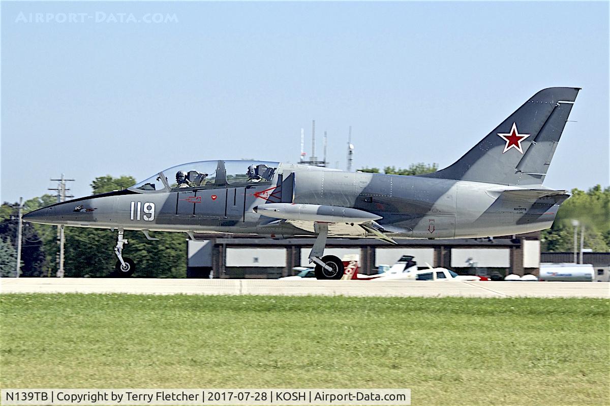 N139TB, 1984 Aero L-39 Albatros C/N 432919, at 2017 EAA AirVenture at Oshkosh