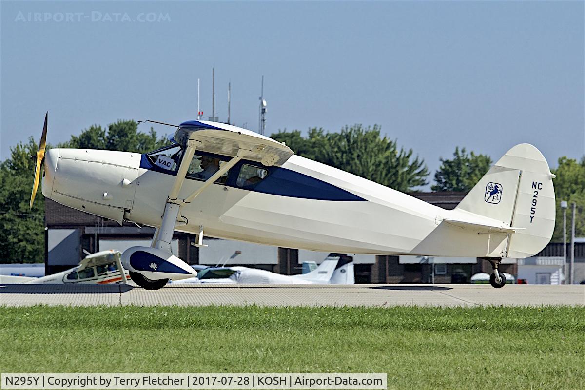 N295Y, 1940 Fairchild 24W-41A C/N W40-102, at 2017 EAA AirVenture at Oshkosh