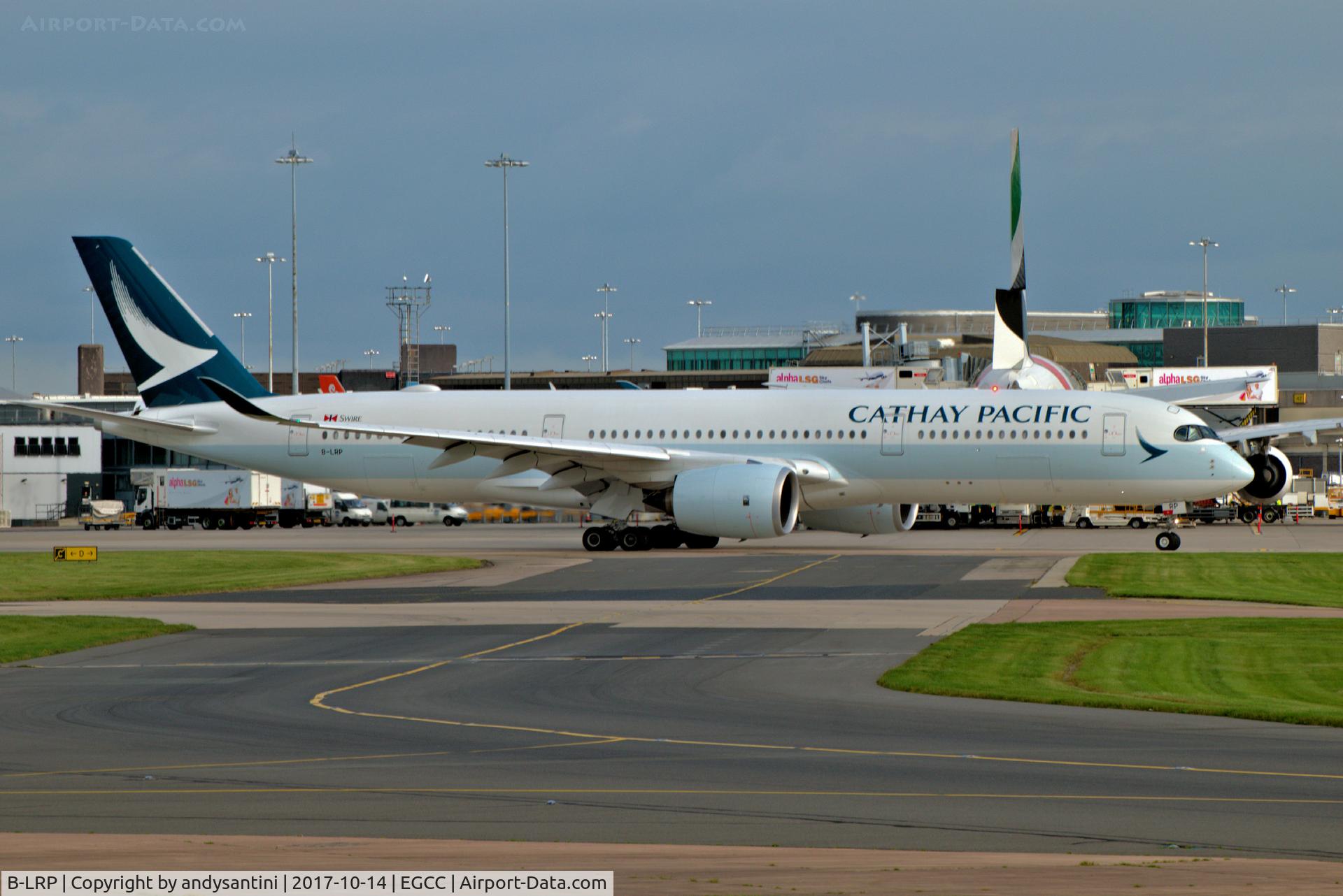 B-LRP, 2017 Airbus A350-941 C/N 101, taxing out for take off.