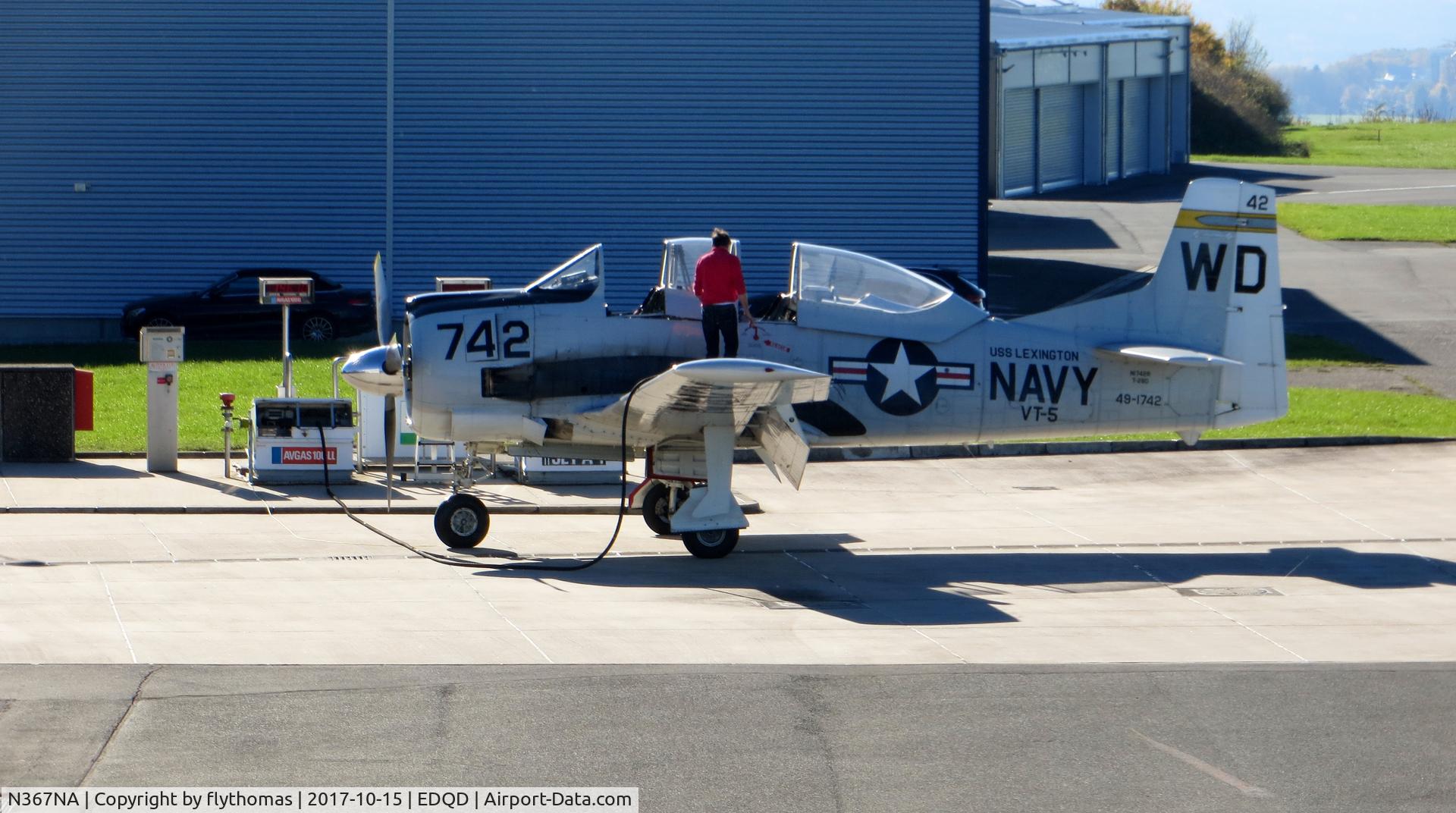 N367NA, 1950 North American T-28A Trojan C/N 174-367, T-28A Bayreuth Flughafen