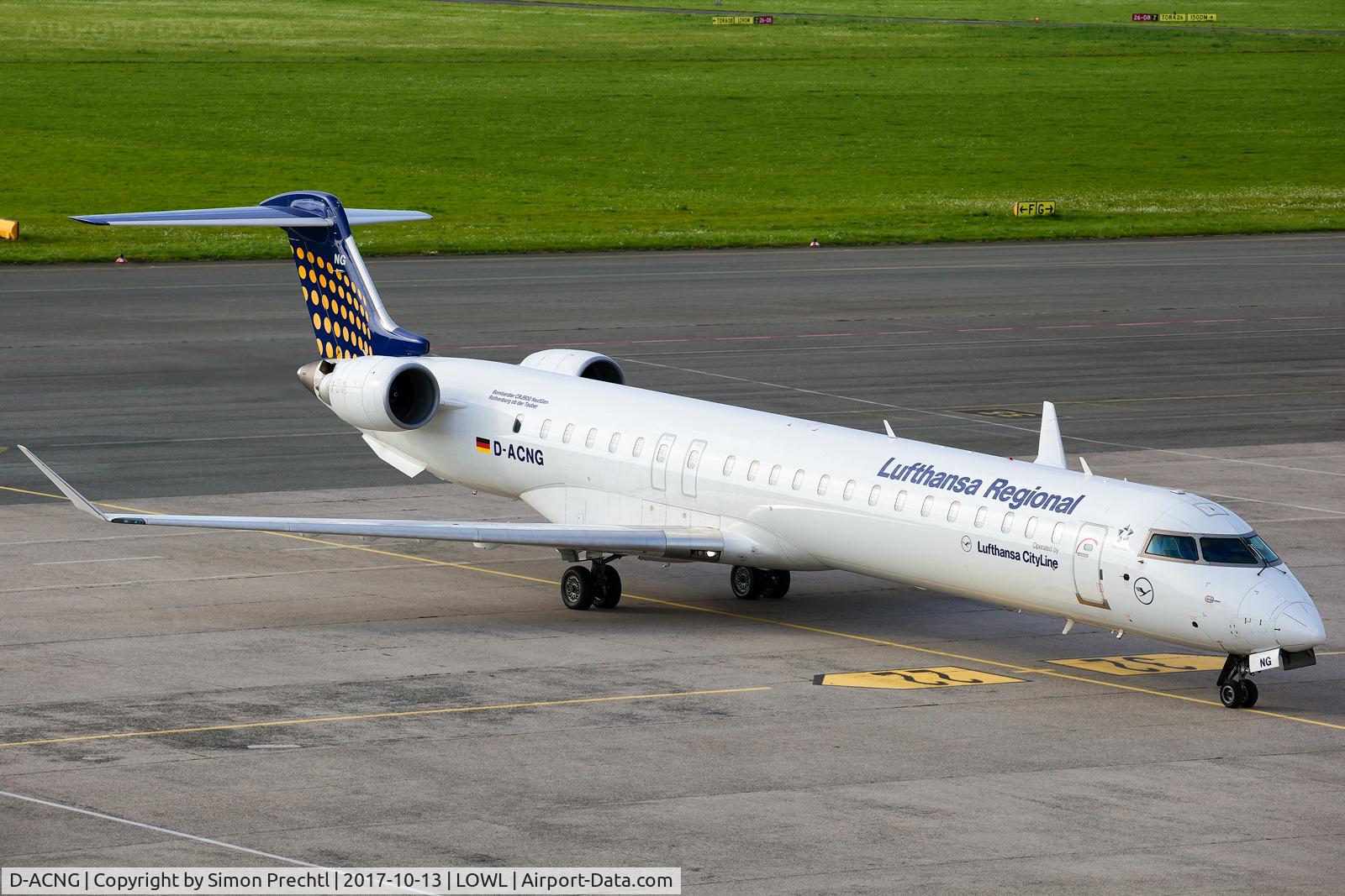 D-ACNG, 2009 Bombardier CRJ-900LR (CL-600-2D24) C/N 15245, D-ACNG @ Linz Airport
