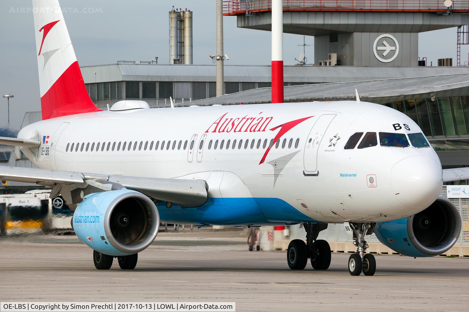 OE-LBS, 2000 Airbus A320-214 C/N 1189, OE-LBS @ Linz Airport