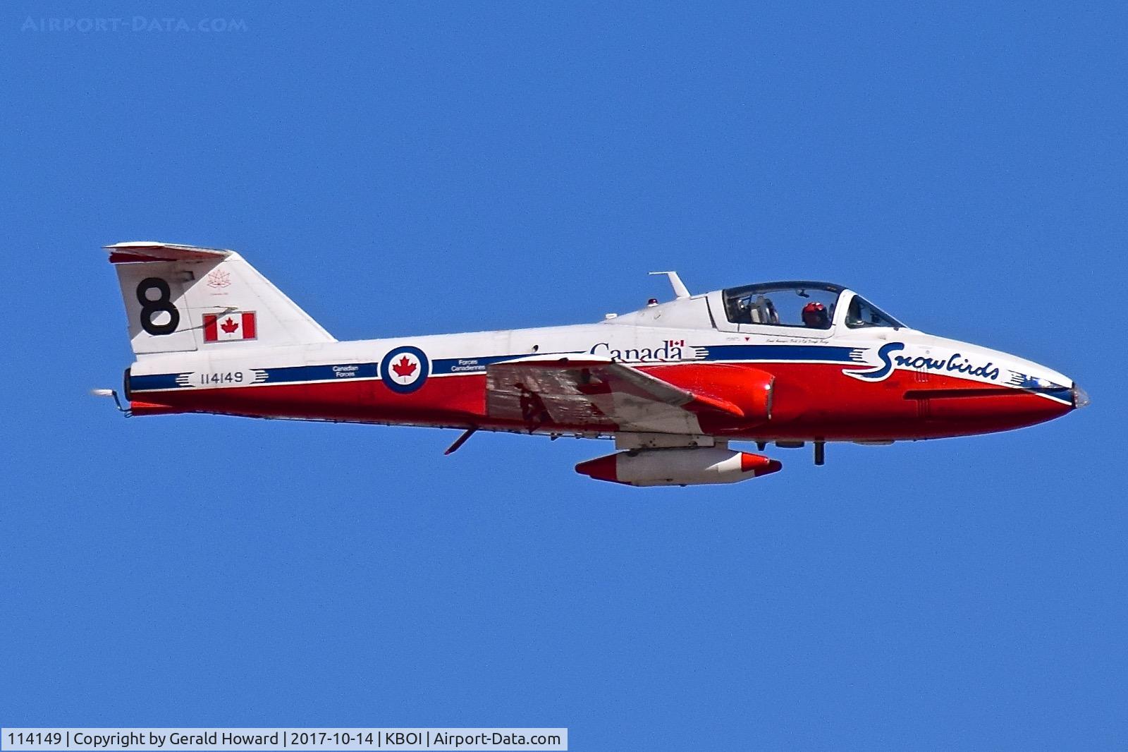 114149, Canadair CT-114 Tutor C/N 1149, Flying during Gowen Field air show.
