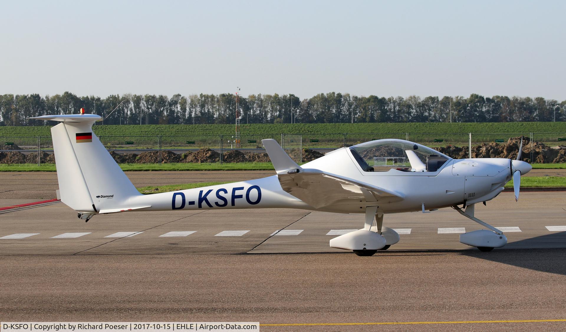 D-KSFO, Diamond HK-36 Super Dimona C/N 57586, Visiting Lelystad.