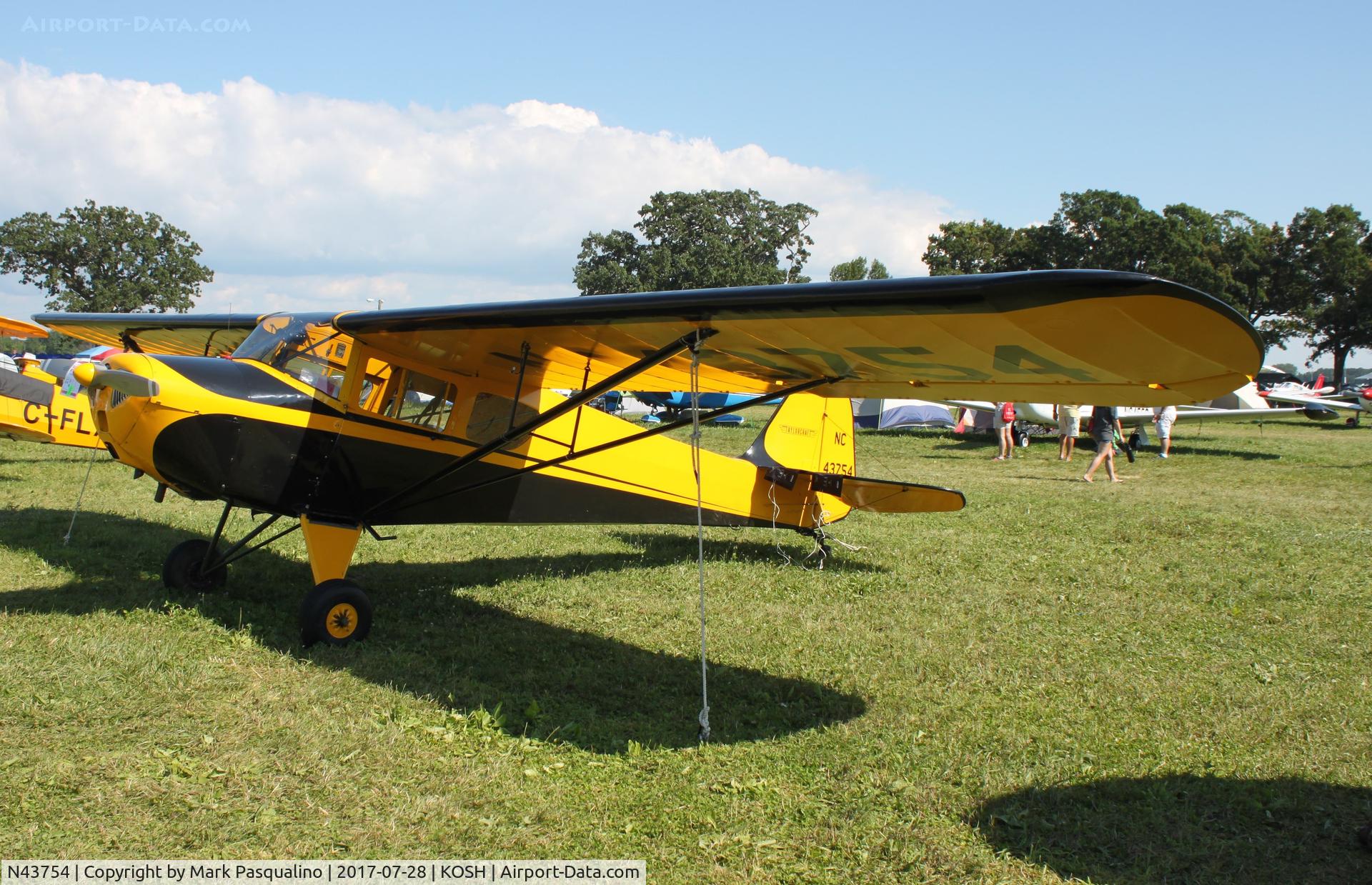 N43754, 1946 Taylorcraft BC12-D C/N 7413, Taylorcraft BC12-D