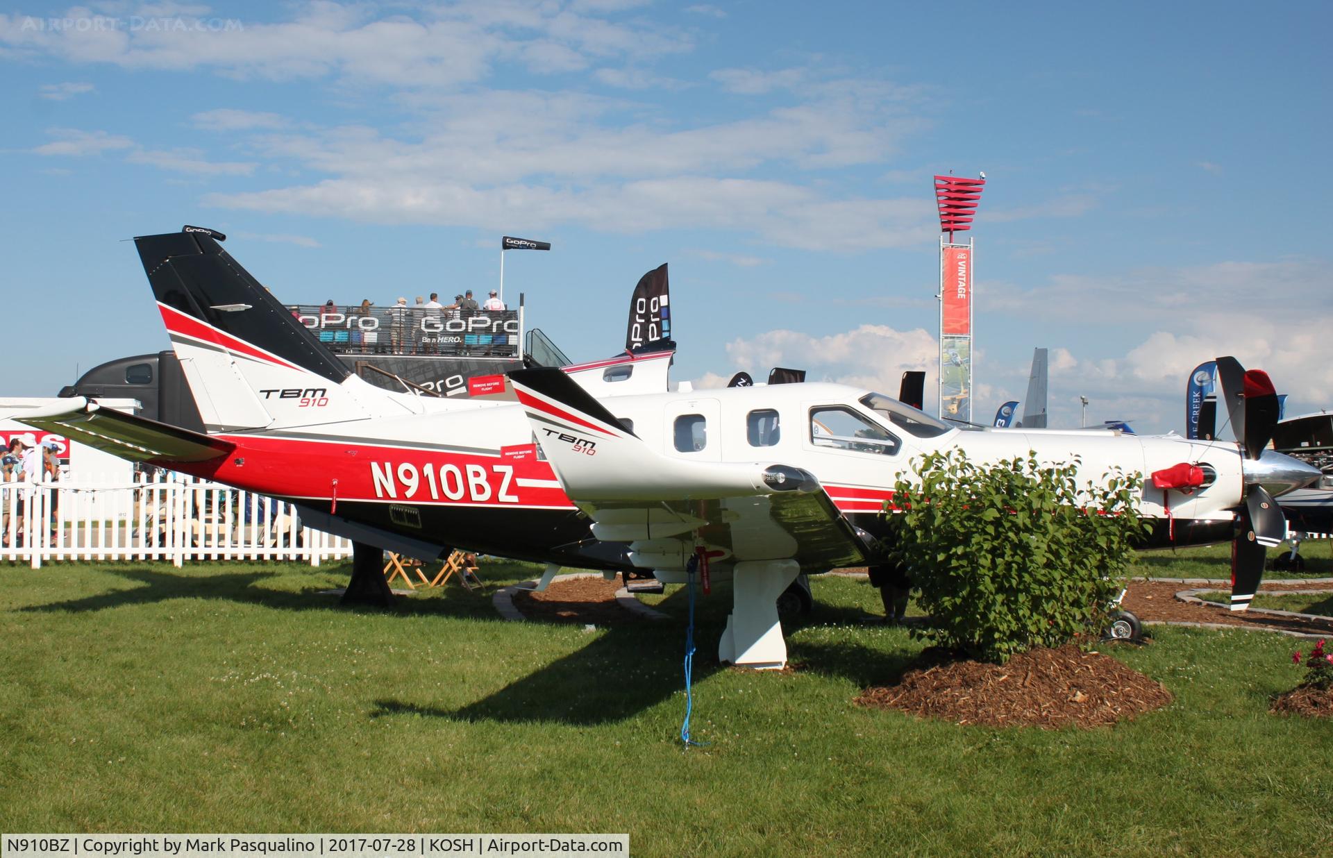 N910BZ, 2017 Socata TBM-700 C/N 1184, Socata TBM-910