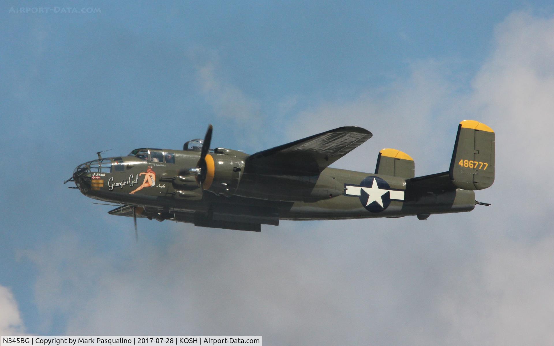 N345BG, 1944 North American TB-25N Mitchell C/N 108-47531, North American TB-25N