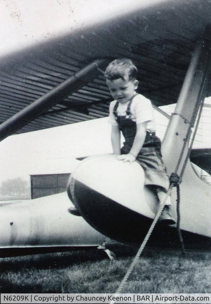 N6209K, 1947 Republic RC-3 Seabee C/N 409, This is a pic of me on Dad's Seabee float, about a year after purchase. Dad was the second owner , it was sold by Willard Dow's Brother & 3-4 other Dow Chemical execs. The sale was in response to Willard & others passing in a Dow corp plane crash.