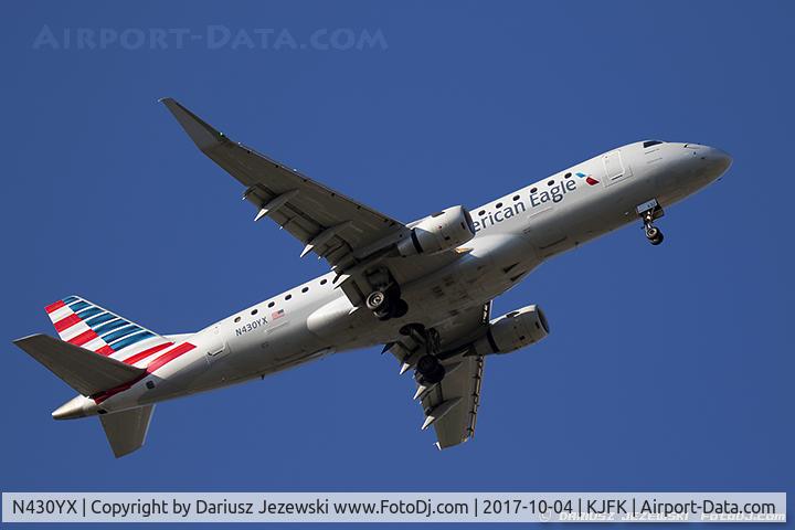 N430YX, 2014 Embraer 175LR (ERJ-170-200LR) C/N 17000409, Embraer 175LR (ERJ-170-200LR)  - American Eagle (Republic Airlines)   C/N 17000409 , N430YX