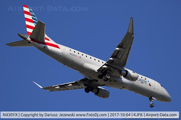 N430YX, 2014 Embraer 175LR (ERJ-170-200LR) C/N 17000409, Embraer 175LR (ERJ-170-200LR)  - American Eagle (Republic Airlines)   C/N 17000409 , N430YX