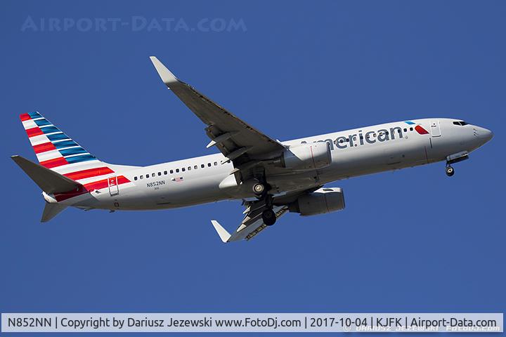 N852NN, 2010 Boeing 737-823 C/N 40581, Boeing 737-823  - American Airlines  C/N 40581 , N852NN