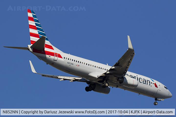 N852NN, 2010 Boeing 737-823 C/N 40581, Boeing 737-823  - American Airlines  C/N 40581 , N852NN