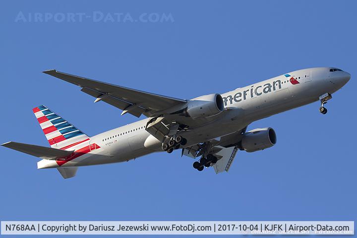 N768AA, 2006 Boeing 777-223 C/N 33540, Boeing 777-223/ER  - American Airlines  C/N 33540 , N768AA