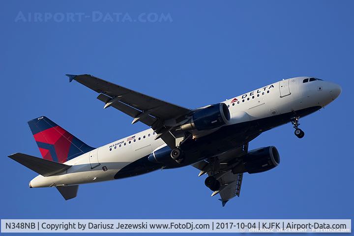 N348NB, 2002 Airbus A319-114 C/N 1810, Airbus A319-114 - Delta Air Lines  C/N 1810, N348NB