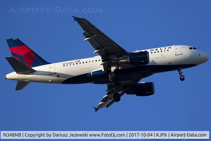 N348NB, 2002 Airbus A319-114 C/N 1810, Airbus A319-114 - Delta Air Lines  C/N 1810, N348NB
