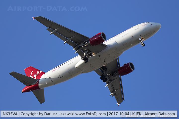 N635VA, 2008 Airbus A320-214 C/N 3398, Airbus A320-214  - Virgin America  C/N 3398 , N635VA