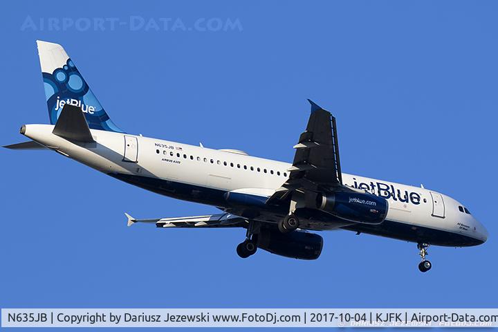 N635JB, 2006 Airbus A320-232 C/N 2725, Airbus A320-232 