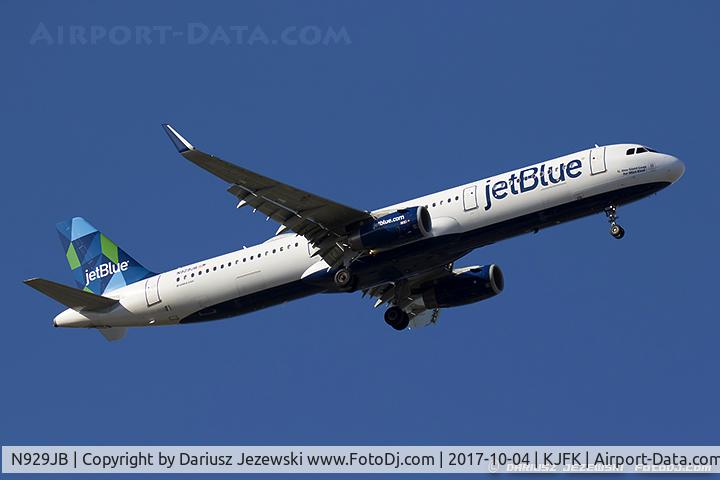 N929JB, 2014 Airbus A321-231 C/N 6031, Airbus A321-231  