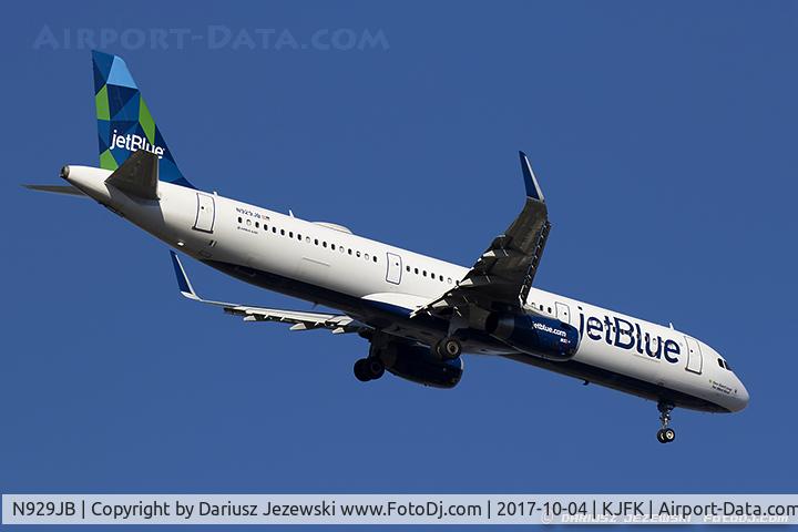 N929JB, 2014 Airbus A321-231 C/N 6031, Airbus A321-231  