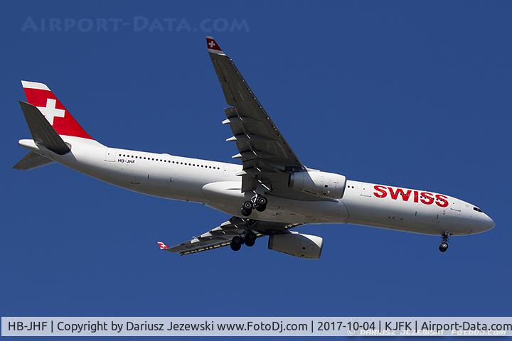 HB-JHF, 2010 Airbus A330-343X C/N 1089, Airbus A330-343  - Swiss International Air Lines  C/N 1089 , HB-JHF