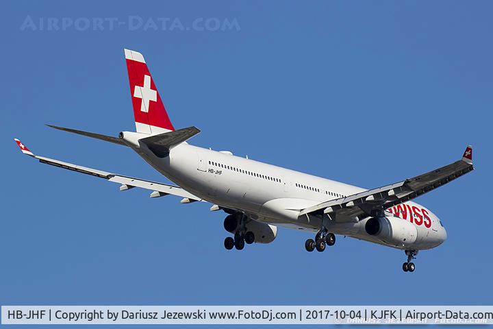 HB-JHF, 2010 Airbus A330-343X C/N 1089, Airbus A330-343  - Swiss International Air Lines  C/N 1089 , HB-JHF