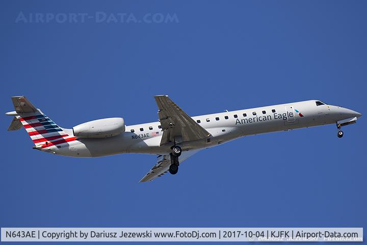 N643AE, 1999 Embraer ERJ-145LR (EMB-145LR) C/N 145200, Embraer ERJ-145LR (EMB-145LR)  - American Eagle (Envoy air)   C/N 145200 , N643AE