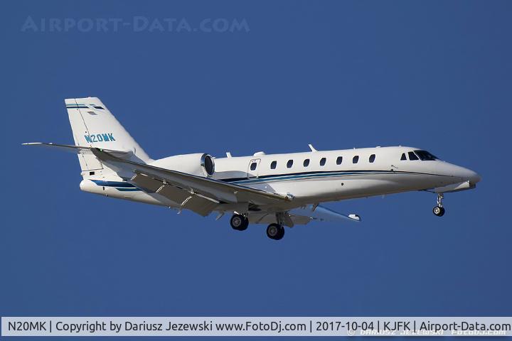 N20MK, 2017 Cessna 680 Citation Sovereign C/N 680-0573, Textron Aviation Inc 680  C/N 680-0573 , N20MK