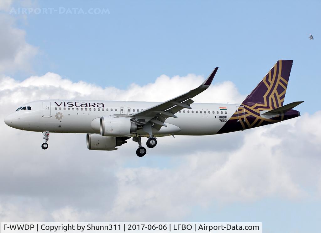 F-WWDP, 2017 Airbus A320-251N C/N 7682, C/n 7682 - To be VT-TNC