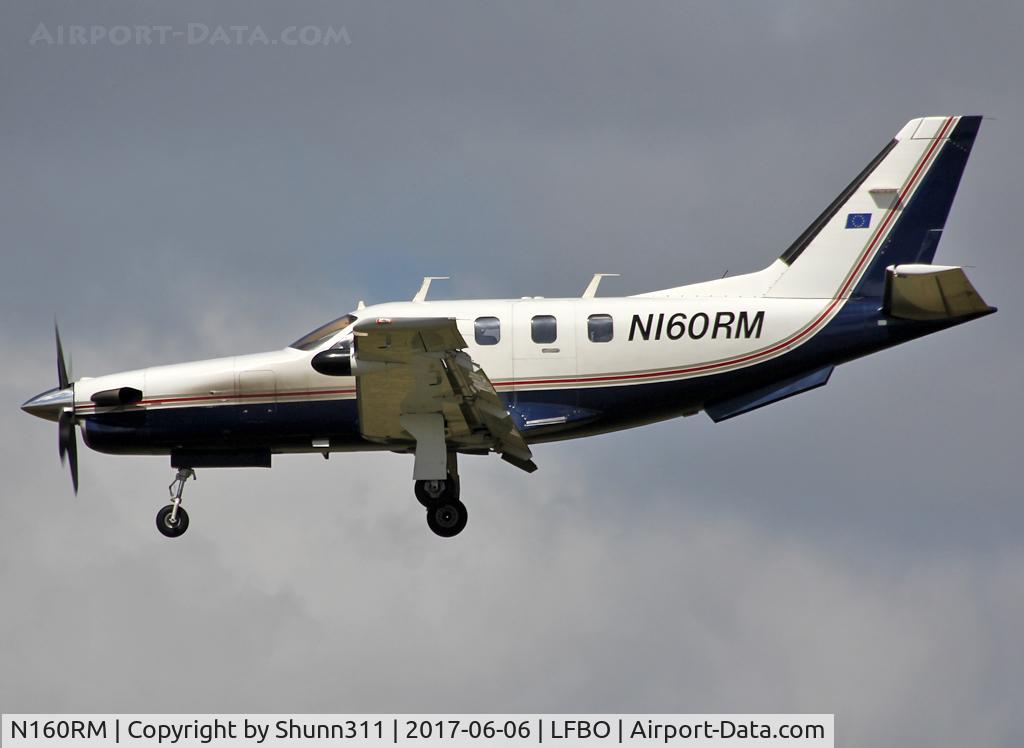 N160RM, 1992 Socata TBM-700 C/N 0063, Landing rwy 32L