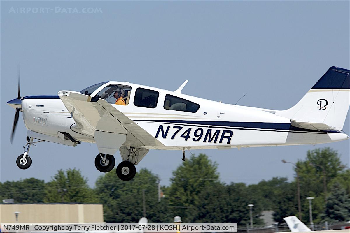 N749MR, 1979 Beech F33A Bonanza C/N CE859, At 2017 EAA AirVenture at Oshkosh