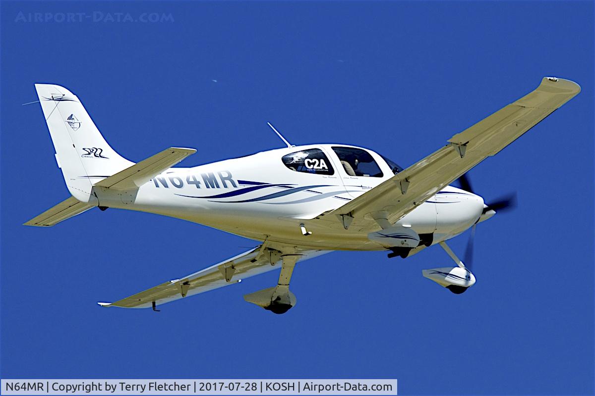 N64MR, 2003 Cirrus SR22 C/N 0724, At 2017 EAA AirVenture at Oshkosh