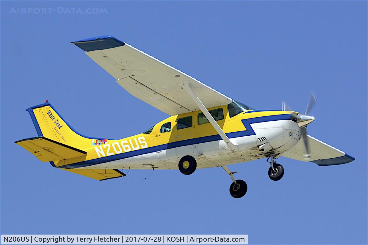 N206US, 1974 Cessna U206F Stationair C/N U20602628, At 2017 EAA AirVenture at Oshkosh