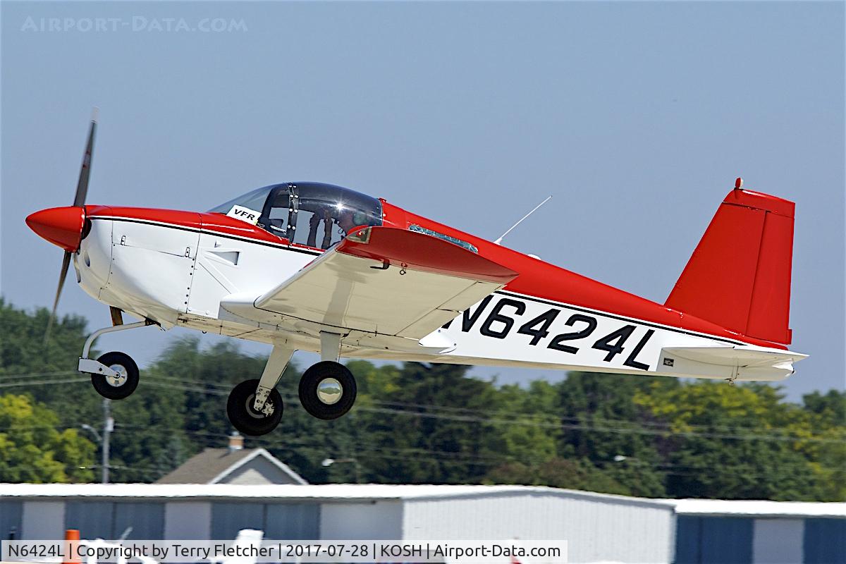N6424L, 1972 American Aviation AA-1A Trainer C/N AA1A-0424, At 2017 EAA AirVenture at Oshkosh