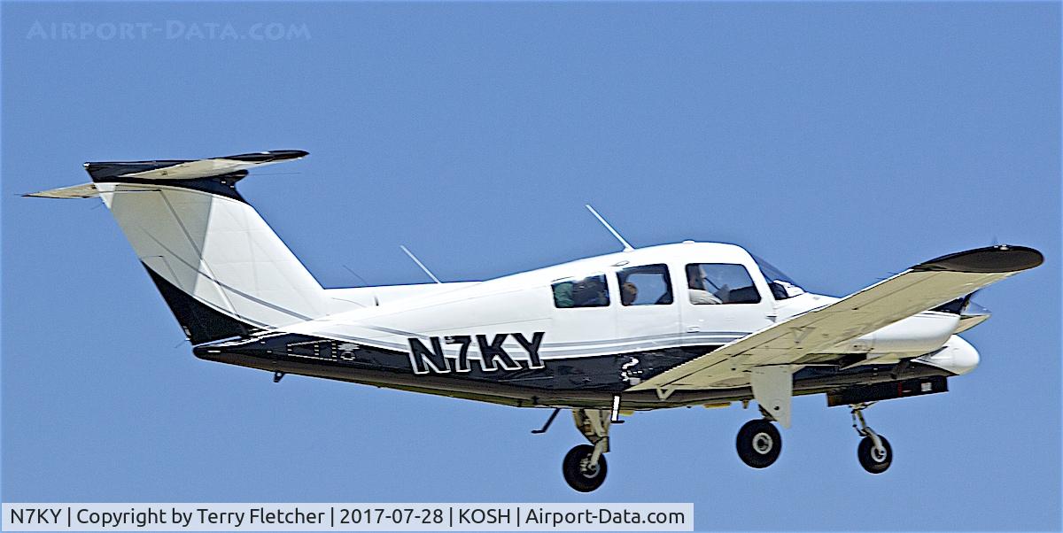 N7KY, 1979 Beech 76 Duchess C/N ME-139, At 2017 EAA AirVenture at Oshkosh