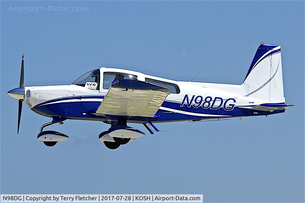 N98DG, 1979 Gulfstream American AA-5B Tiger C/N AA5B-1058, At 2017 EAA AirVenture at Oshkosh